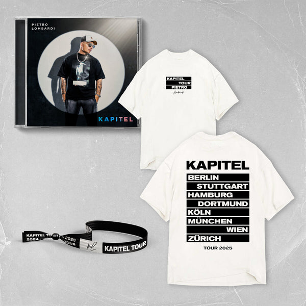 Pietro Lombardi - Kapitel (CD + T-Shirt + Bändchen)