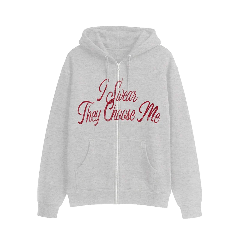 Sabrina Carpenter I Swear They Choose Me Zip Hoodie Kapuzenjacke 458035