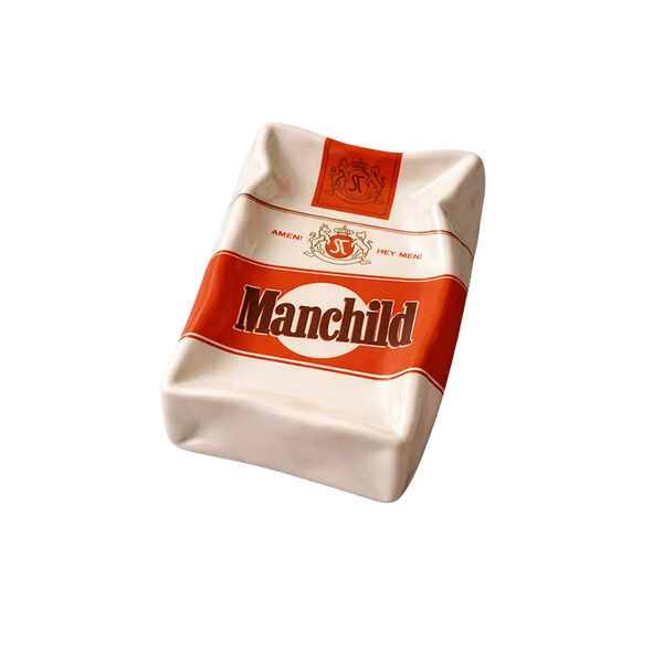 Sabrina Carpenter - Manchild Crushed Cigarette Box Ceramic Tray (Aschenbecher)