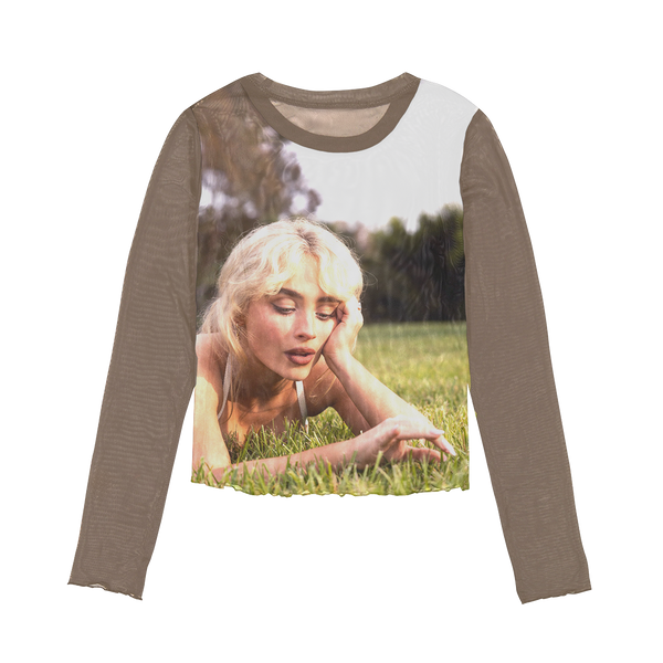 Sabrina Carpenter - Sabrina Carpenter Photo Mesh Top (Longsleeves)
