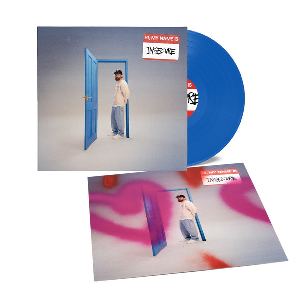 Sam Tompkins - Hi, my name is insecure (LP - Light Blue Coloured Vinyl + Sprayed Cover Print)