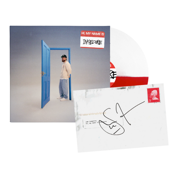 Sam Tompkins - hi, my name is insecure (LP - Exclusive Red/White Coloured Vinyl + Signed Card)