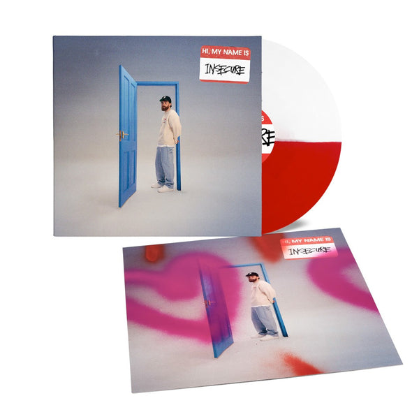 Sam Tompkins - hi, my name is insecure (LP - Exclusive Red/White Coloured Vinyl + Sprayed Cover Print)