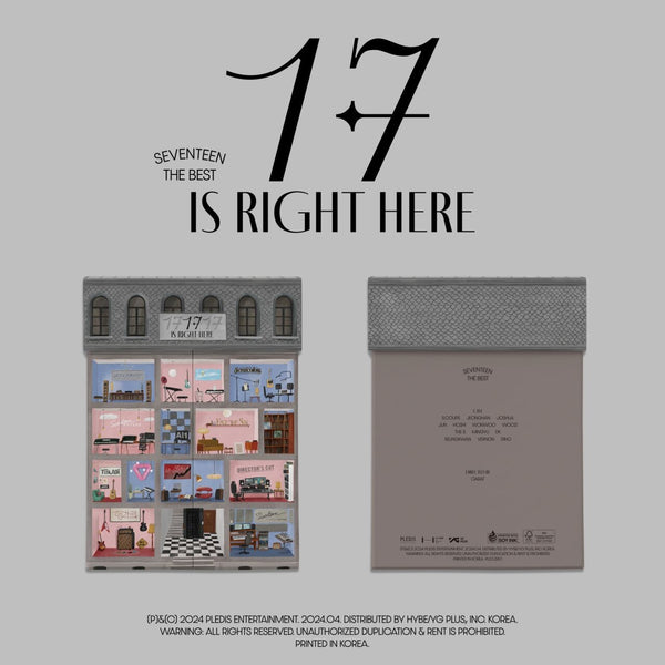 Seventeen - BEST ALBUM “7 IS RIGHT HERE” (HEAR Ver.) (2CD + Fotobuch)