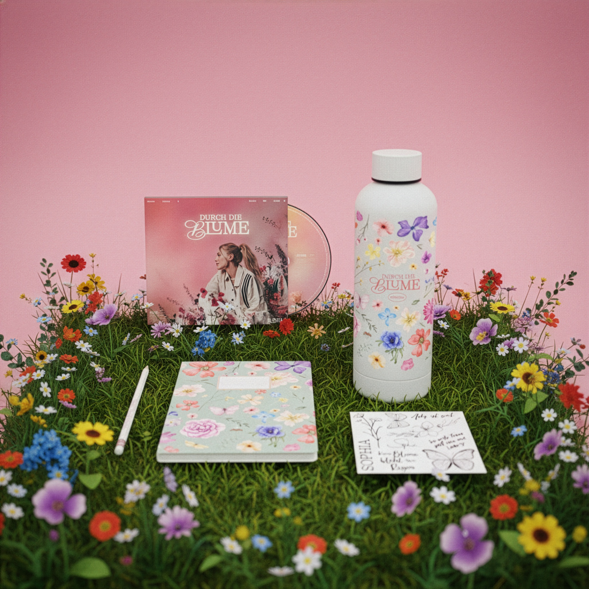 Sophia Durch Die Blume CD + Trinkflasche 429570