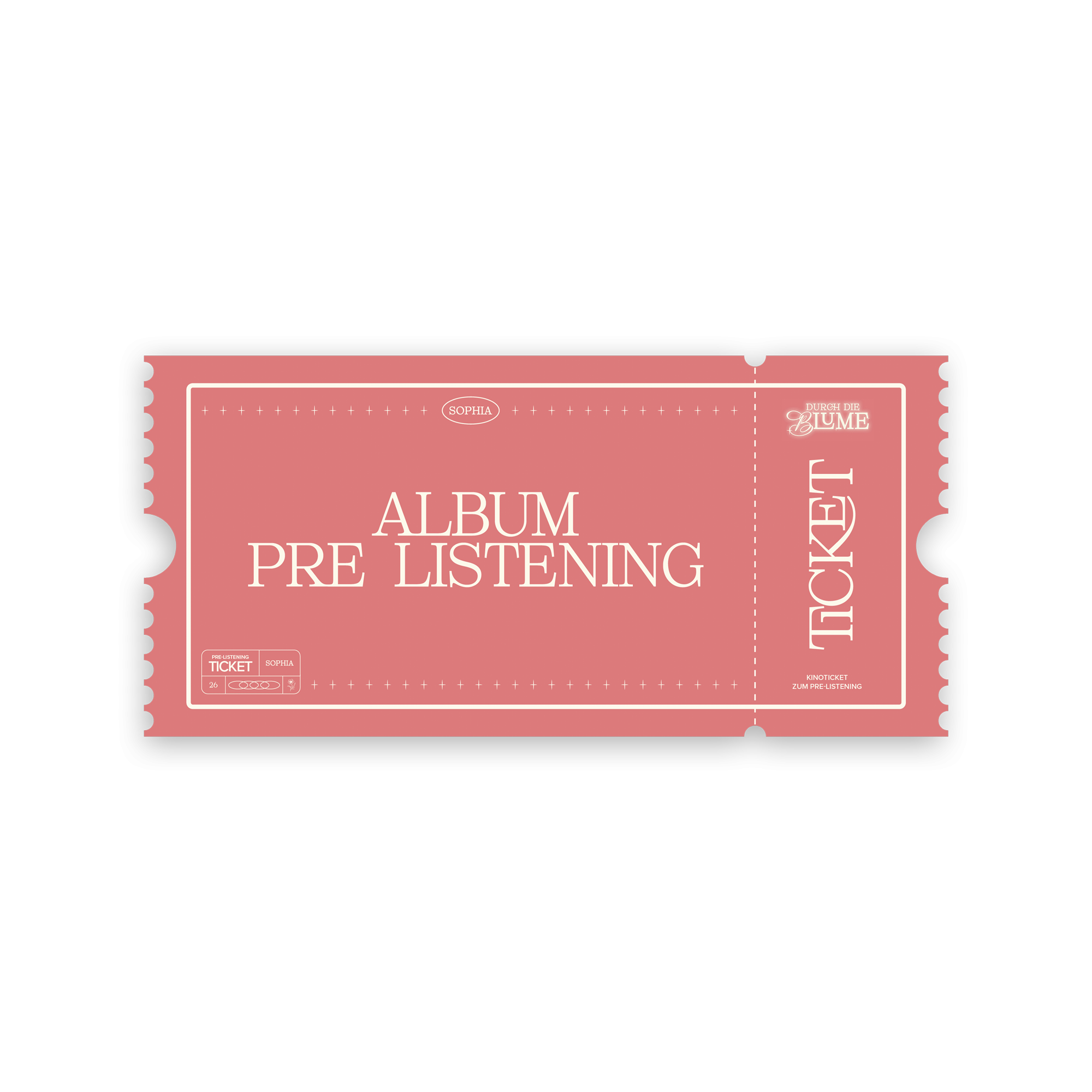 Sophia Durch die Blume CD + Ticket zum exkl. Album Pre-Listening-Event (Stuttgart) 432309