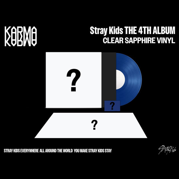 Stray Kids - KARMA (CLEAR SAPPHIRE VINYL) (1LP)