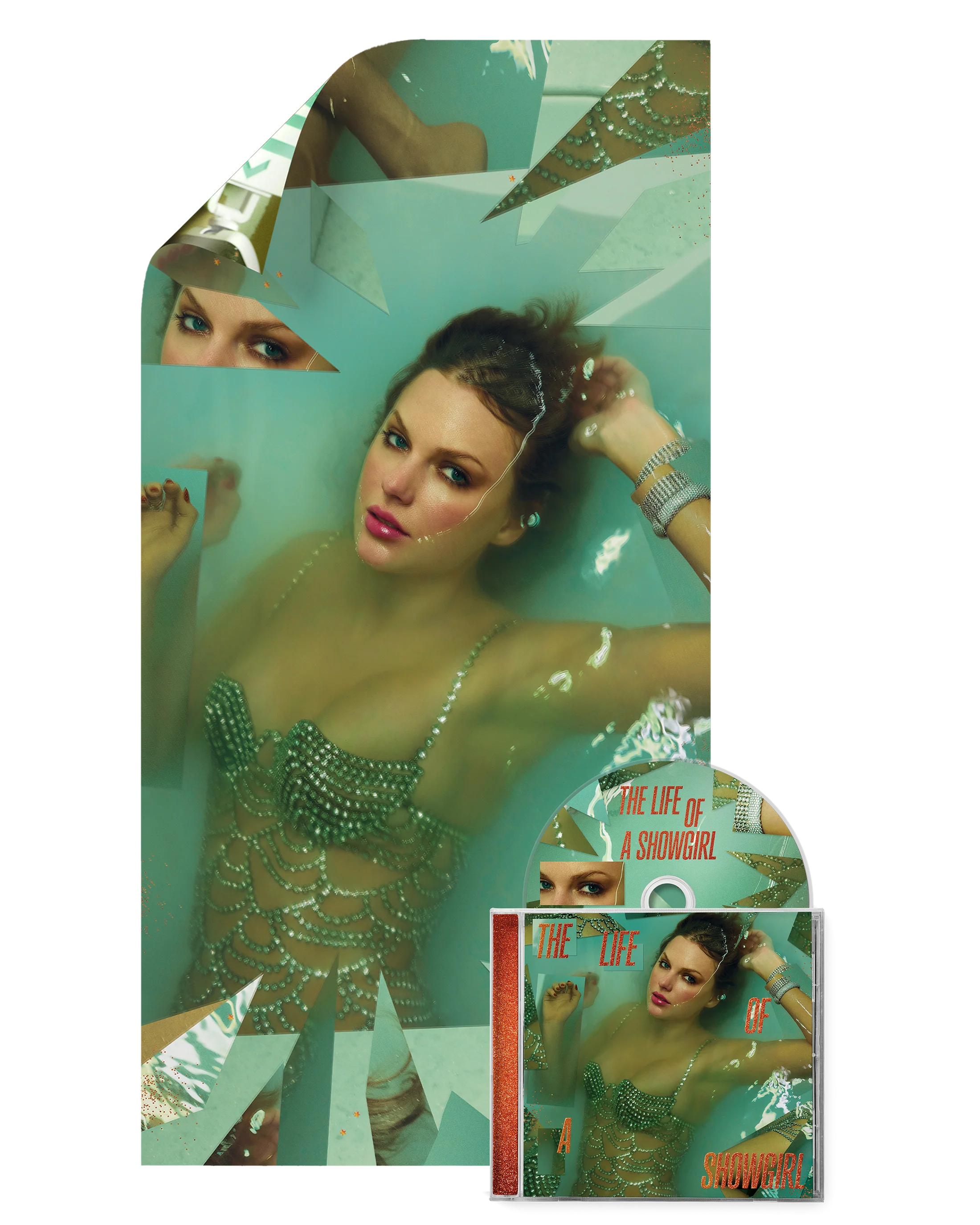 Taylor Swift The Life of a Showgirl: Sweat and Vanilla Perfume CD with Poster CD 418654