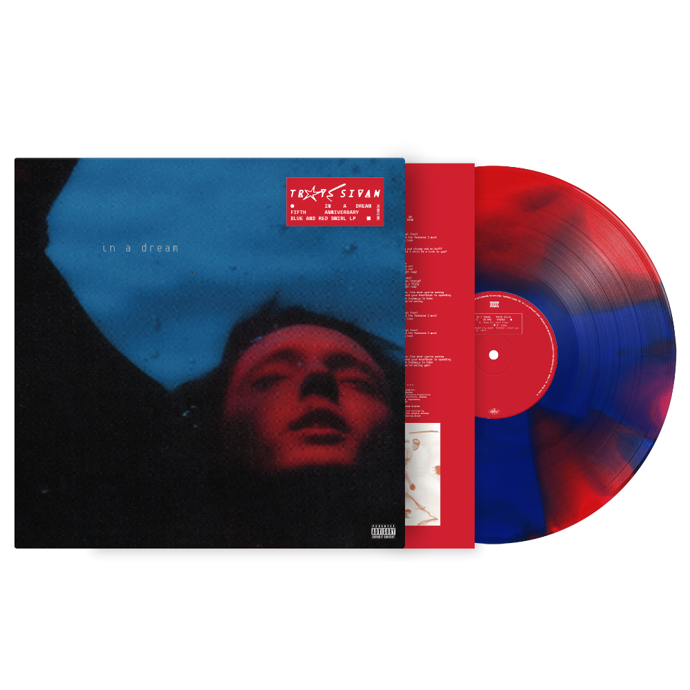 Troye Sivan In A Dream - 5 Year Anniversary Red & Blue Swirl LP 422256