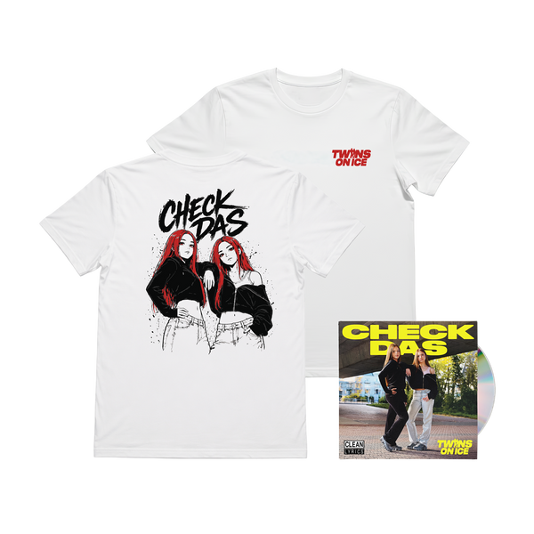 Twins on Ice - CHECK DAS (CD Single + T-shirt Bundle)
