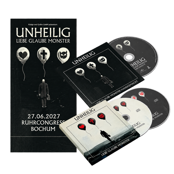 Unheilig - Liebe Glaube Monster (Deluxe 2CD + Akustik CD + 1 Stehplatzticket)