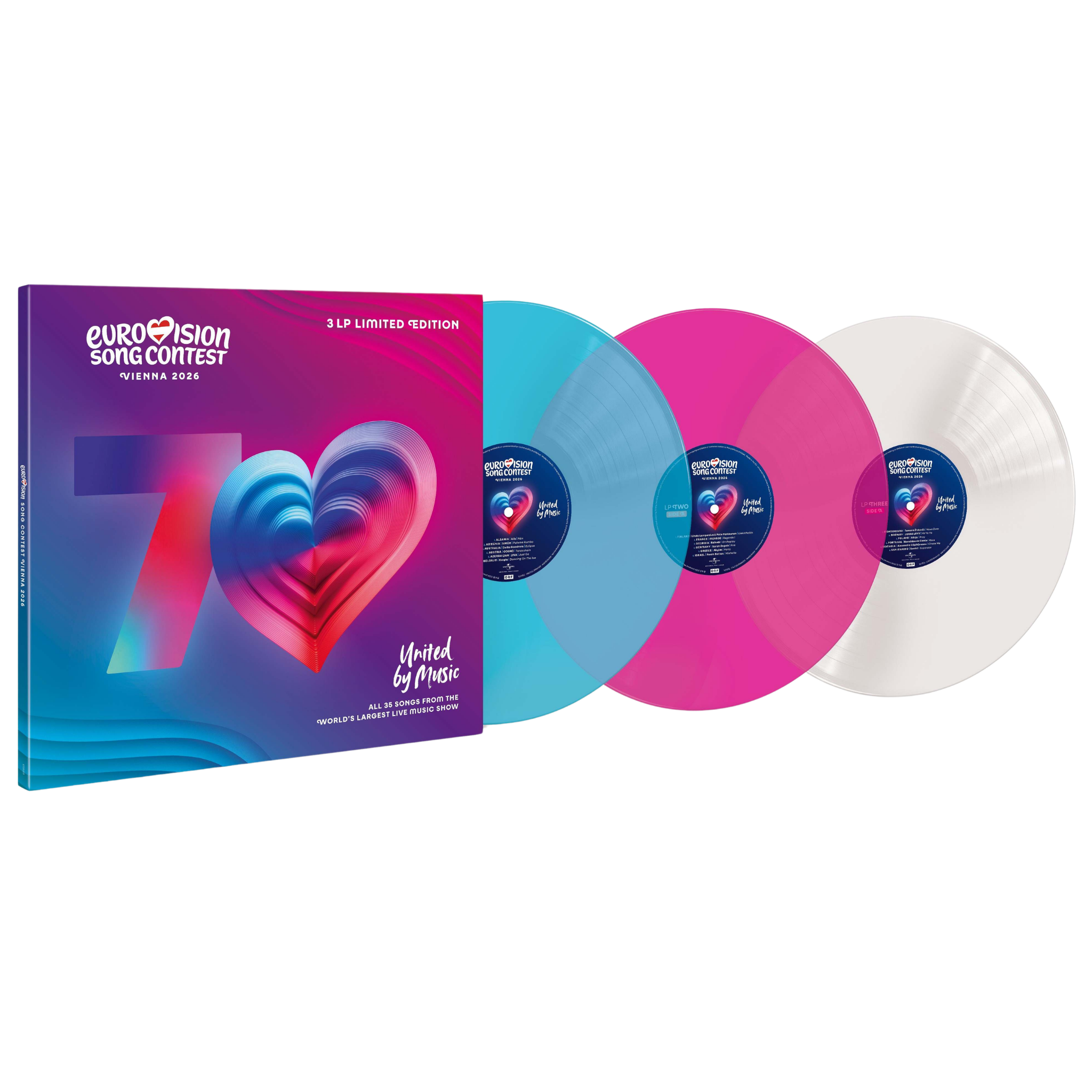 Various Artists Eurovision Song Contest Vienna 2026 3 LP 440213