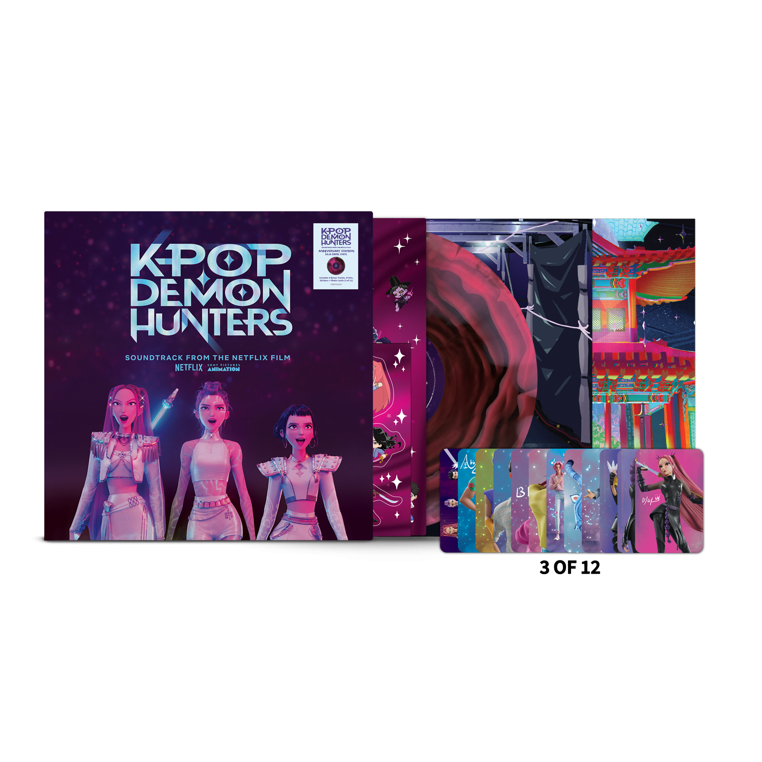 Various Artists & KPop Demon Hunters KPop Demon Hunters (Soundtrack from the Netflix Film)  Anniversary LP 447054
