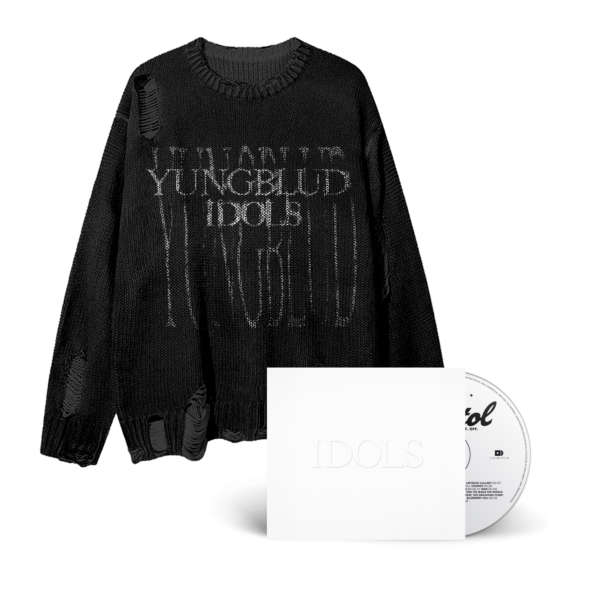 Yungblud Idols (Complete) CD + Knit Sweater Bundle Exclusive CD-Bundle 436601