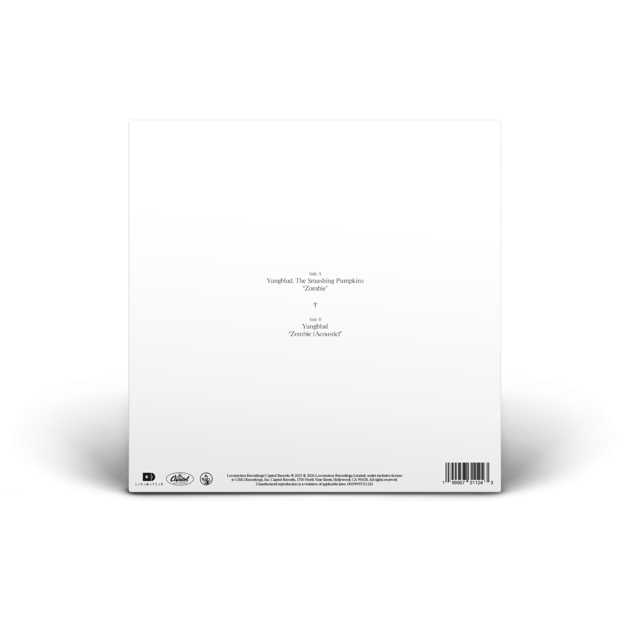 Yungblud & The Smashing Pumpkins Yungblud, The Smashing Pumpkins – Zombie Blue Marble 7” Vinyl 7” Vinyl 433653