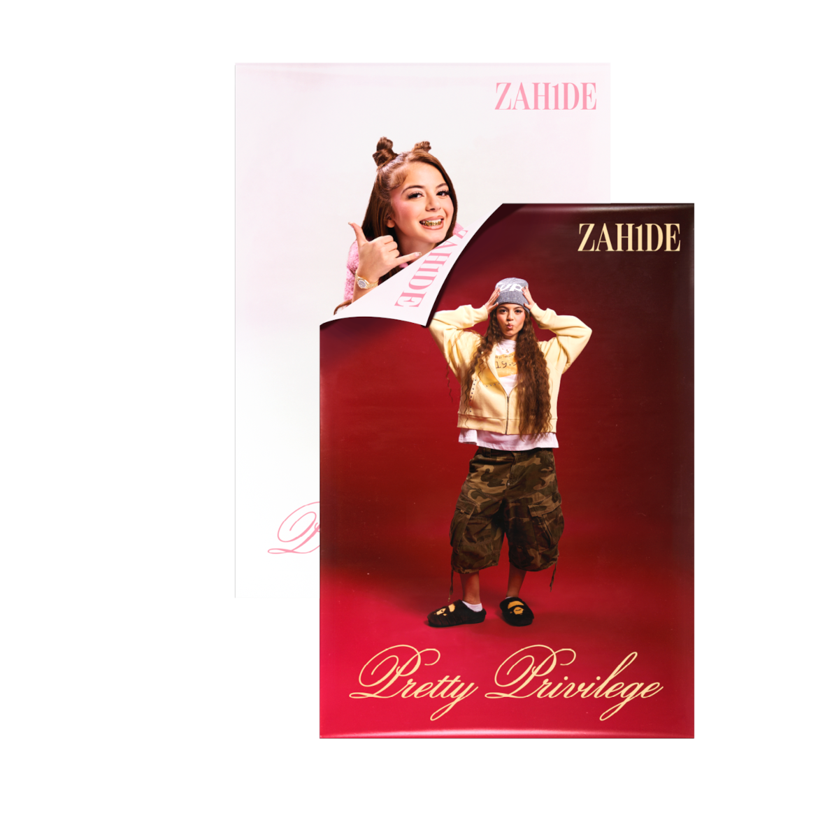 ZAH1DE Pretty Privilege CD + Limitiertes Poster + Polaroid + Notizbuch + Digitaler Bonusinhalt 429878