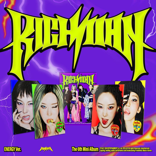 aespa - The 6th Mini Album 'Rich Man' (ENERGY Ver.) (GROUP Version) (CD)