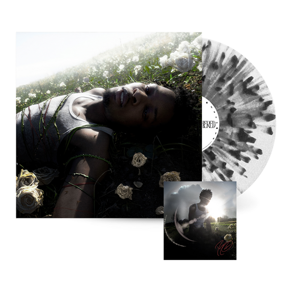 d4vd - WITHERED (Exclusive Vinyl - White with Black Splatter + Signed Art Card)