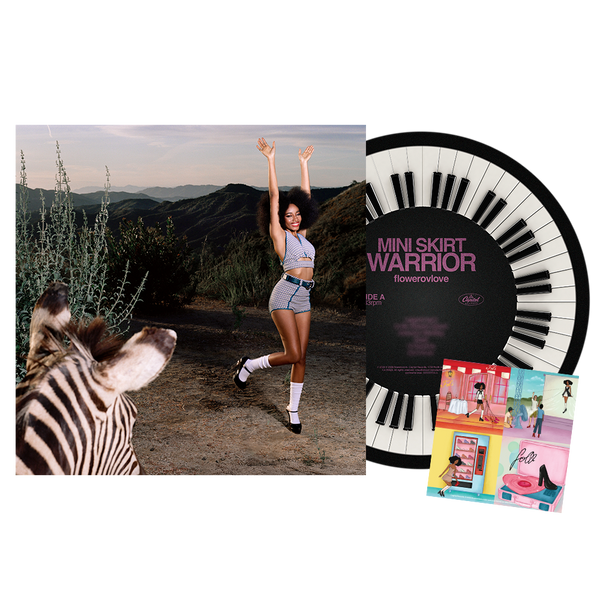 flowerovlove - MINI SKIRT WARRIOR (Vinyl + Signed Art Card Bundle )