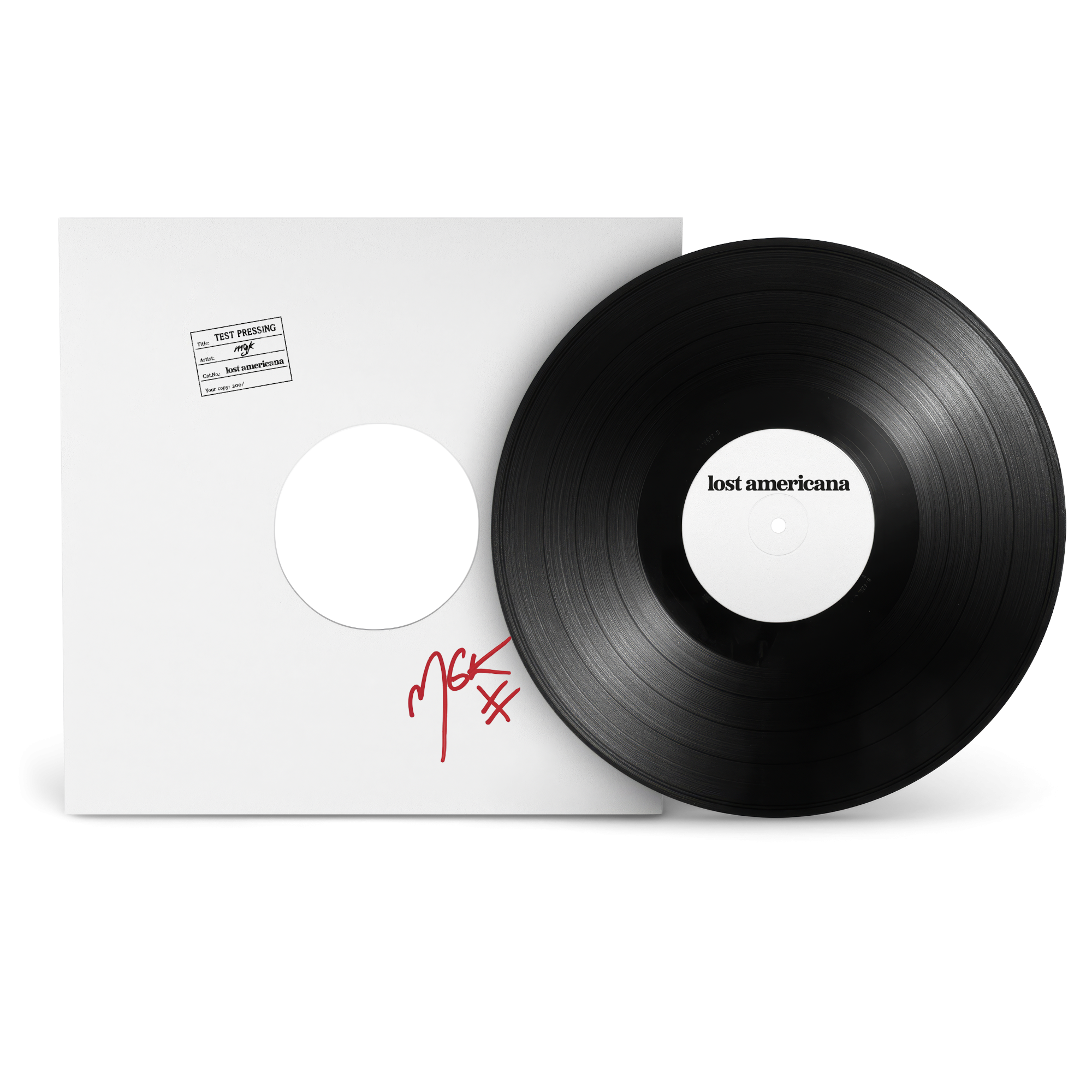mgk lost americana - ltd. white label vinyl vinyl 417580