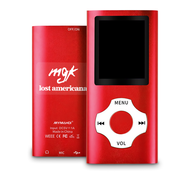 mgk - lost americana - mp3 player rot (mp3 player)