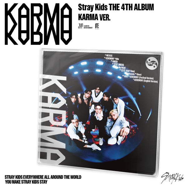 Stray Kids - KARMA (CLEAR SAPPHIRE VINYL) (1LP)